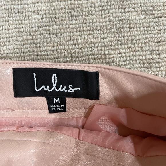 Lulu’s Mini Skirt ‘Harley’ in Blush Pink Sz M *sold out in all sizes* - Picture 4 of 6